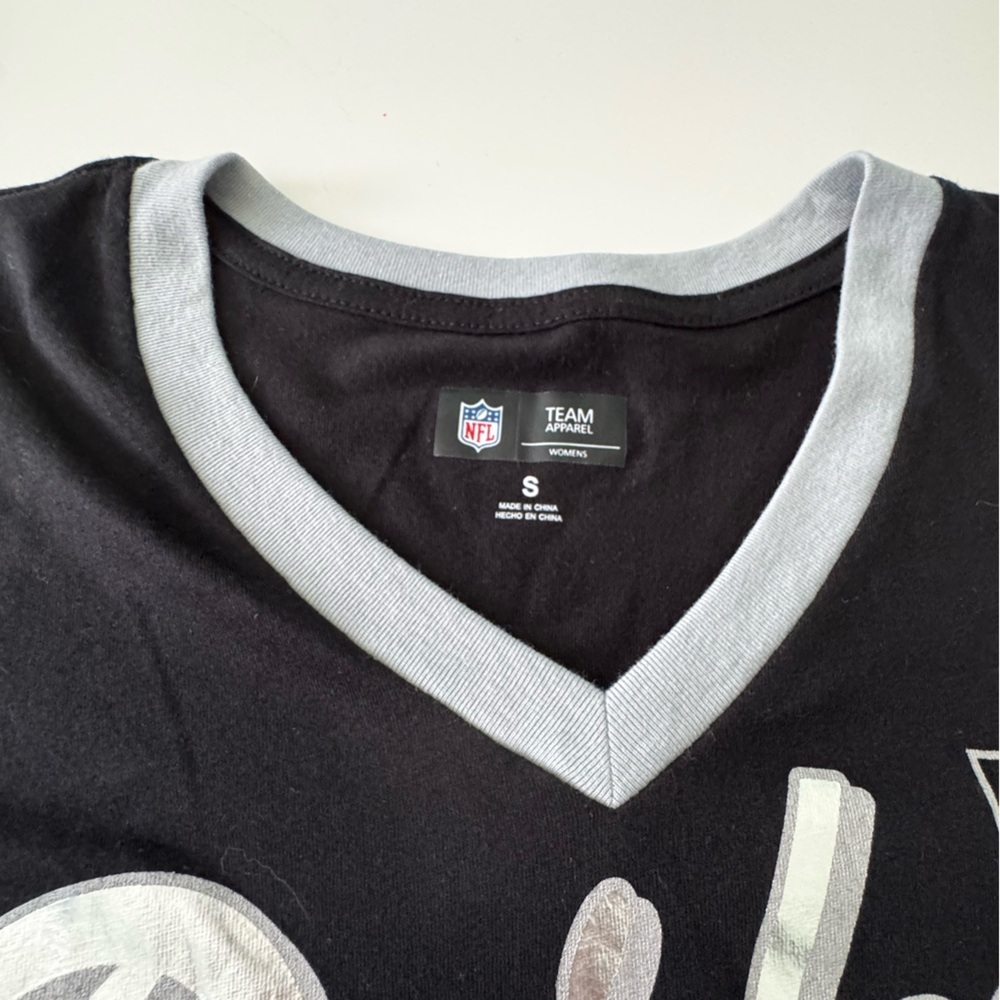 NFL Las Vegas Raiders Black T-Shirt - Picture 3 of 6